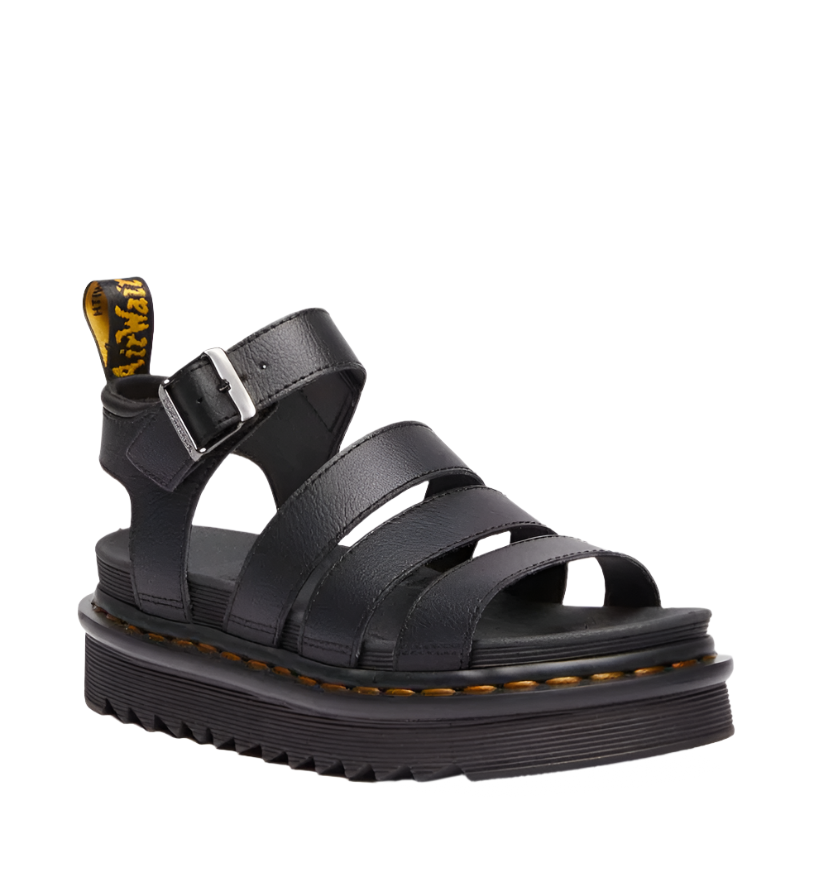 Dr. Martens Blaire 3 Strap Sandal Black Athena