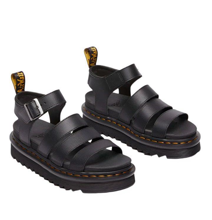 Dr. Martens Blaire 3 Strap Sandal Black Athena