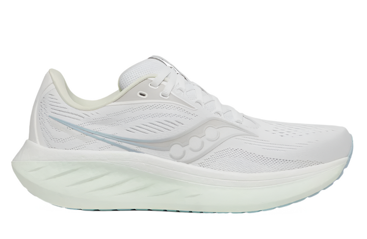 Saucony Ride 18 White Lettuce Femme