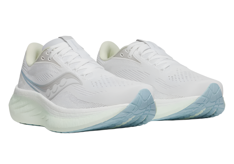 Saucony Ride 18 White Lettuce Femme