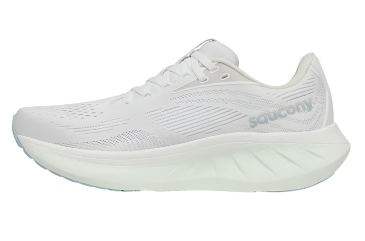 Saucony Ride 18 White Lettuce Femme
