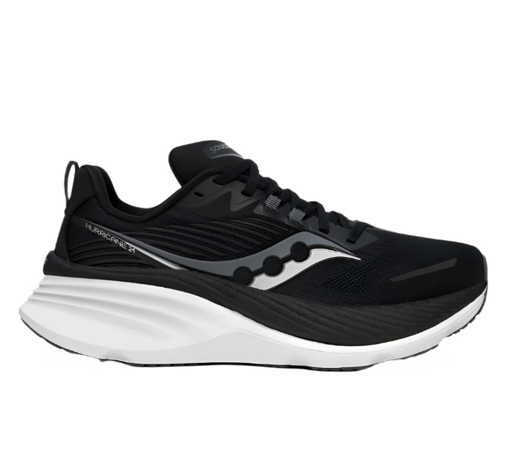 Saucony Hurricane 24 Black Carbon Femme