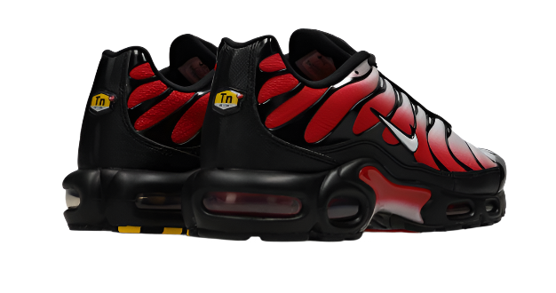 Nike Air Max Plus Tuned 1 Pure Platinum University Red Black White Homme