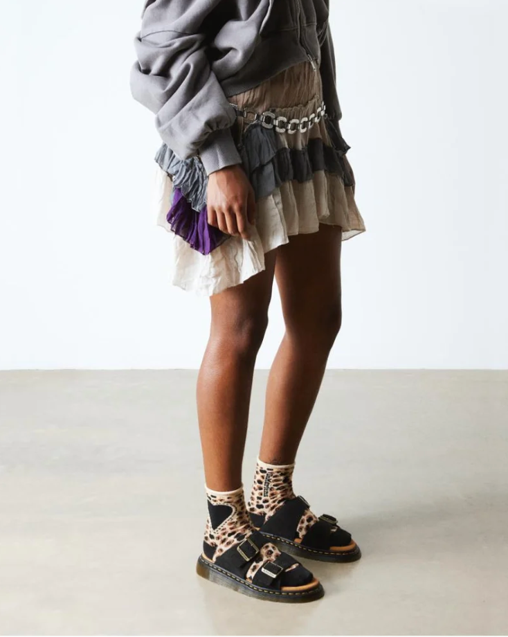 Dr. Martens Josef Suede Slide Sandals Black E.H Suede
