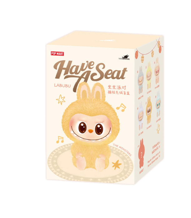 Pop Mart The Monsters Labubu "Have A Seat" - Vinyl Face Plush Pendant (Blind Box)