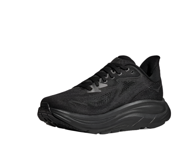 Hoka Clifton 10 Triple Black Femme