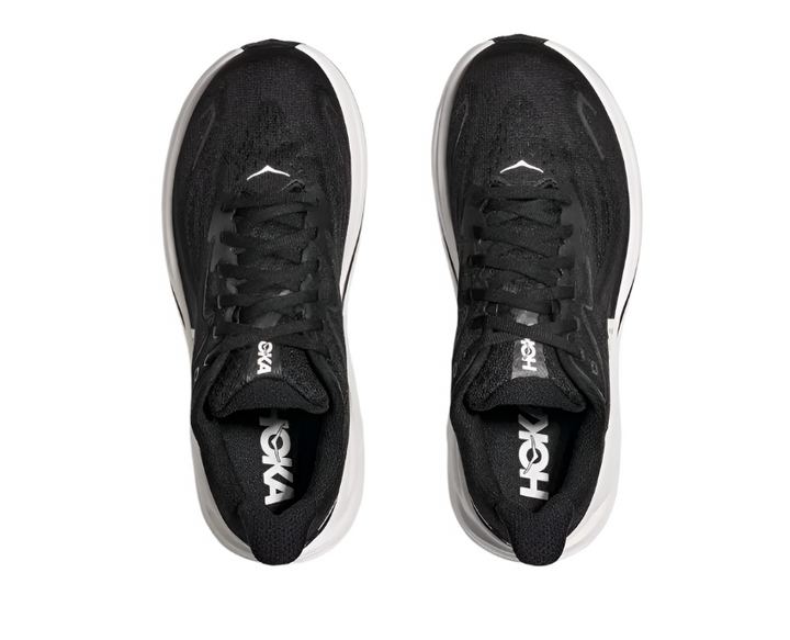 Hoka Clifton 10 Black White Femme