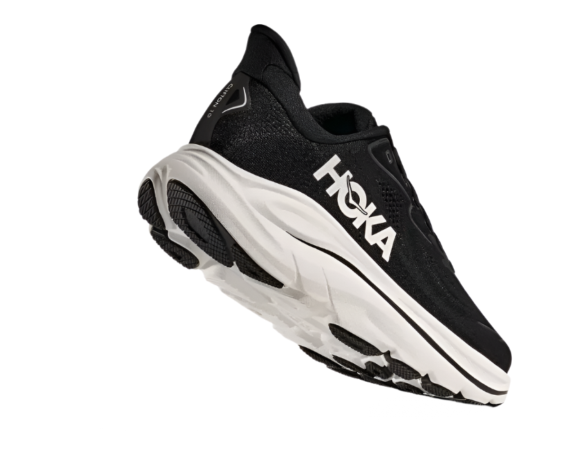 HOKA Clifton 10 Black White Homme