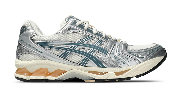 Asics Gel-Kayano 14 Birch Pure Silver Teal Gold Homme