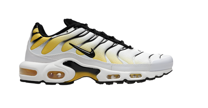 Nike Air Max Plus Tuned 1 White Black Varsity Maize Homme