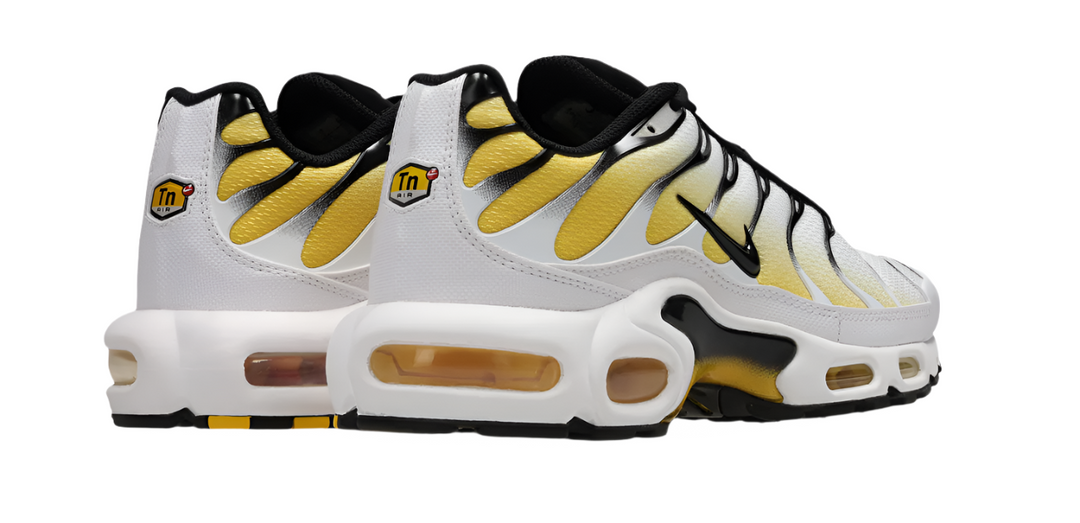 Nike Air Max Plus Tuned 1 White Black Varsity Maize Homme