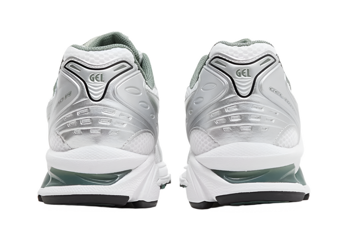 Asics Gel-Kayano 14 White Pure Silver Slate Grey Sage Homme