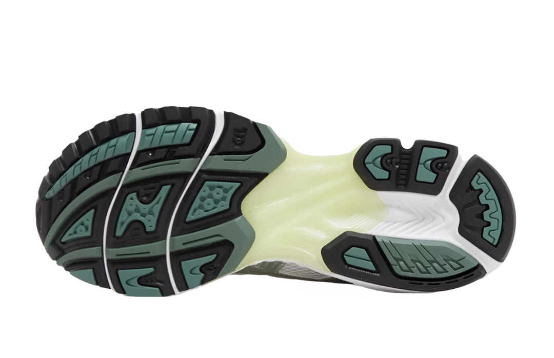 Asics Gel-Kayano 14 White Pure Silver Slate Grey Sage Homme