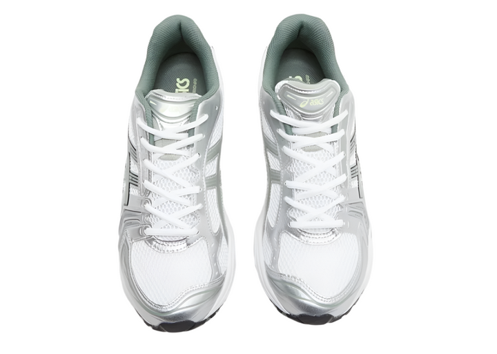 Asics Gel-Kayano 14 White Pure Silver Slate Grey Sage Homme