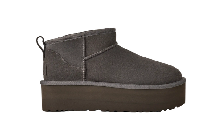UGG Classic Ultra Mini Platform Charcoal Femme