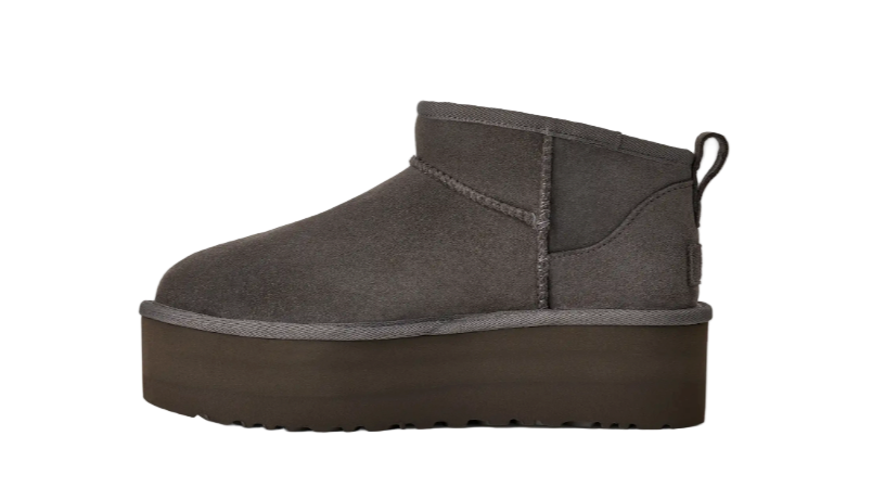 UGG Classic Ultra Mini Platform Charcoal Femme