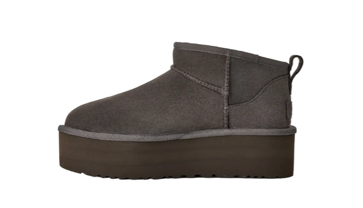 UGG Classic Ultra Mini Platform Charcoal Femme