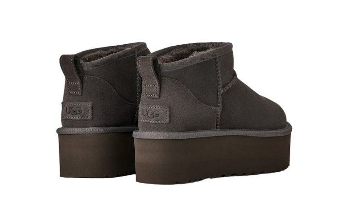 UGG Classic Ultra Mini Platform Charcoal Femme