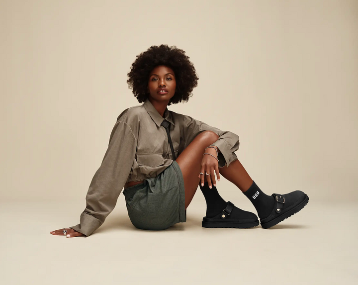 UGG Goldenstar Villa Clog Black Femme