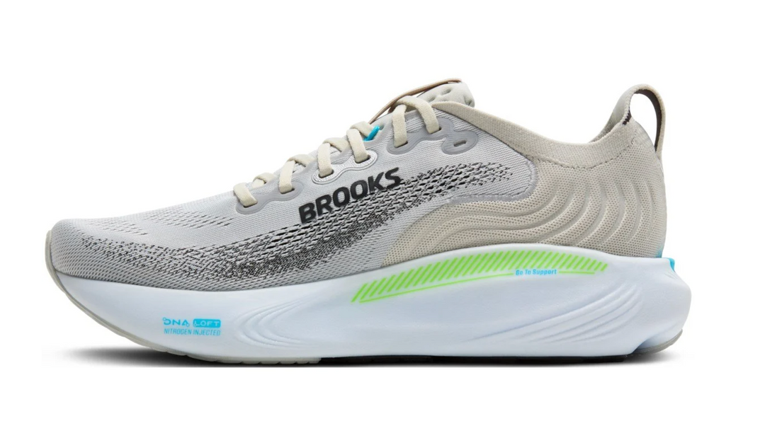 Brooks Adrenaline GTS 25 Oyster Green Gecko Blue Homme