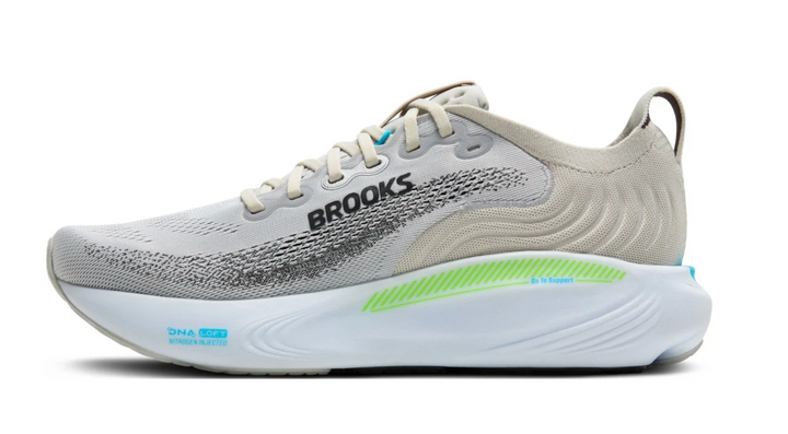 Brooks Adrenaline GTS 25 Oyster Green Gecko Blue Homme