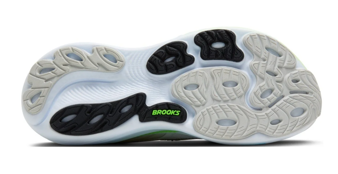 Brooks Adrenaline GTS 25 Oyster Green Gecko Blue Homme