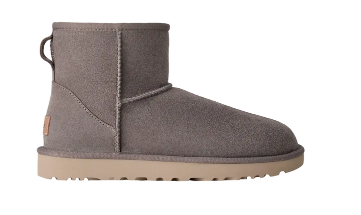 UGG Classic Mini II Stormy Grey White Pepper Femme