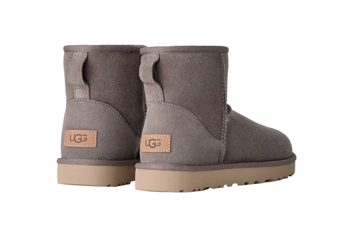 UGG Classic Mini II Stormy Grey White Pepper Femme