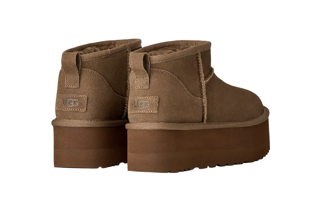 UGG Classic Ultra Mini Platform Light Bronze Femme