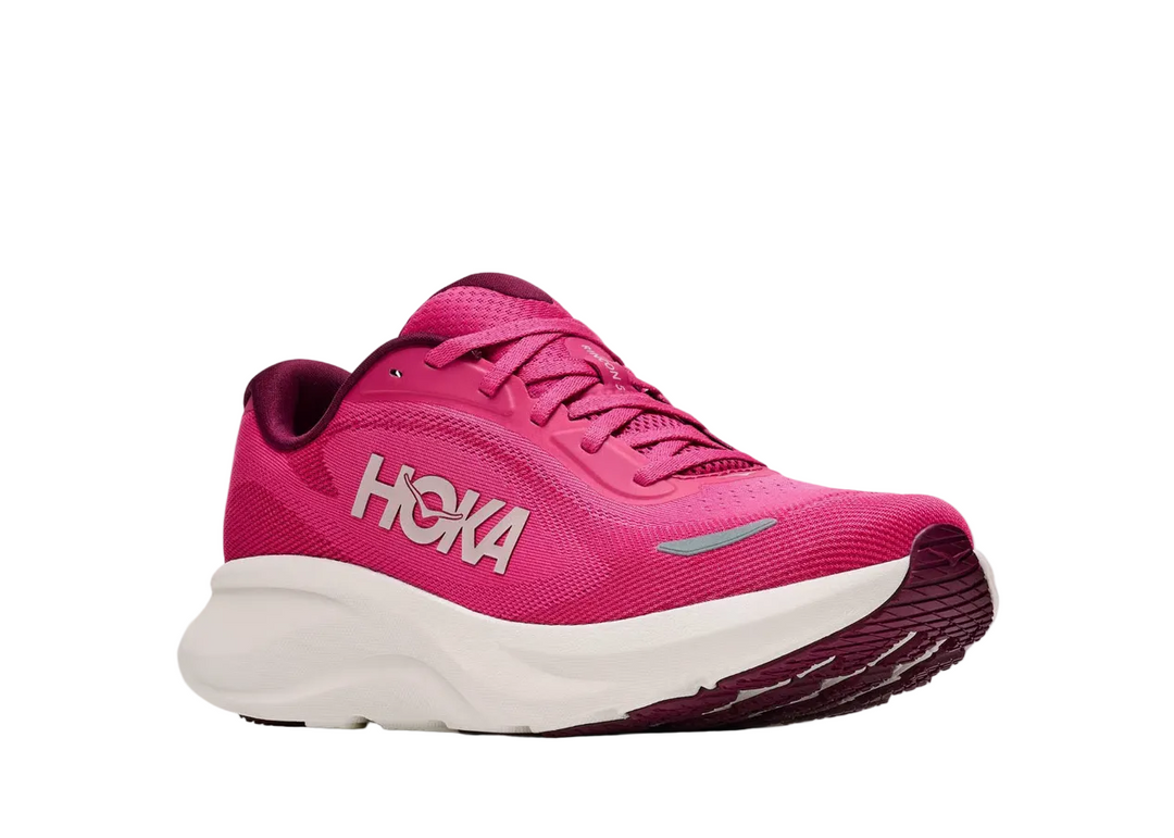 HOKA Rincon 5 Pink Punch Alabaster Femme