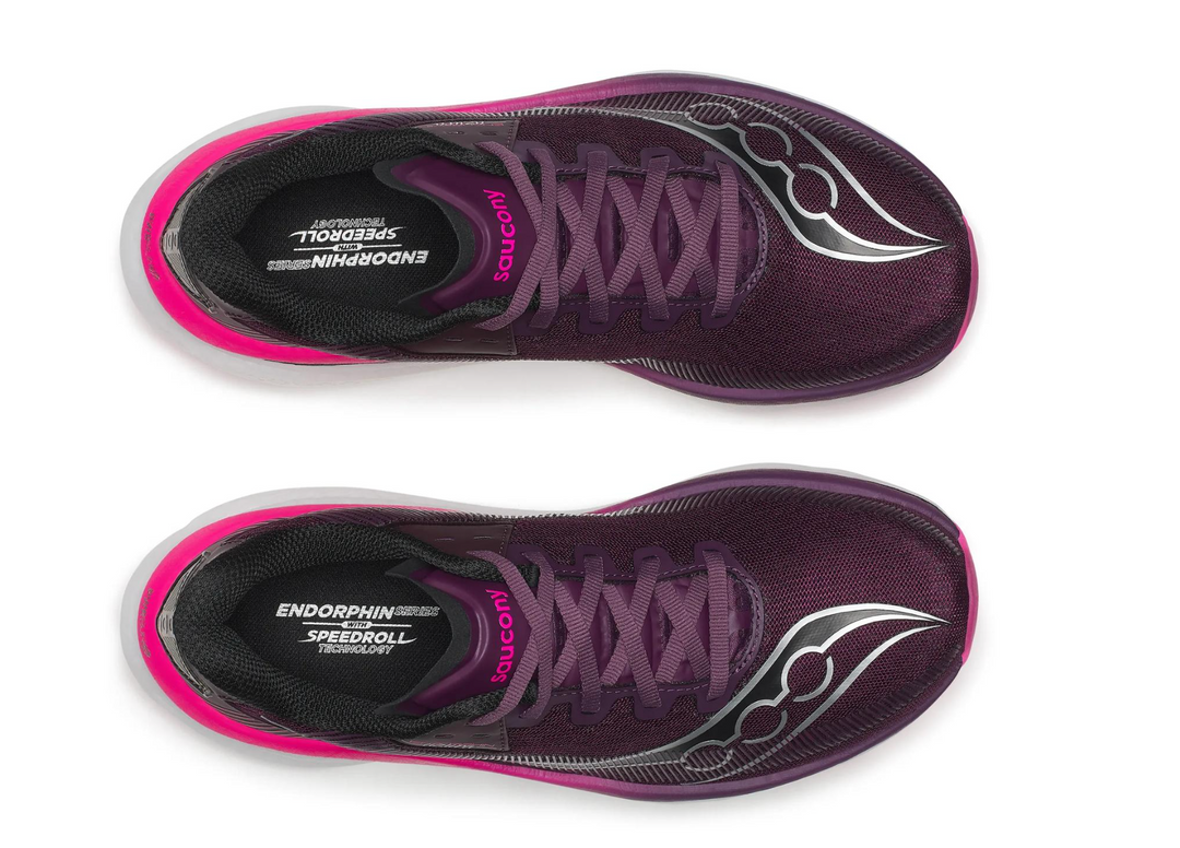 Saucony Endorphin Azura Eggplant Shock Femme