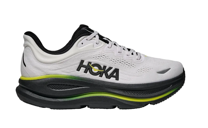 HOKA Bondi 9 White Citrus Homme