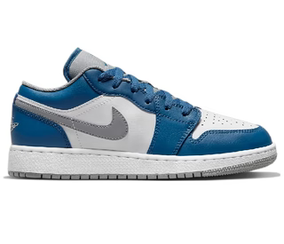 Nike Air Jordan 1 Low True Blue GS Femme