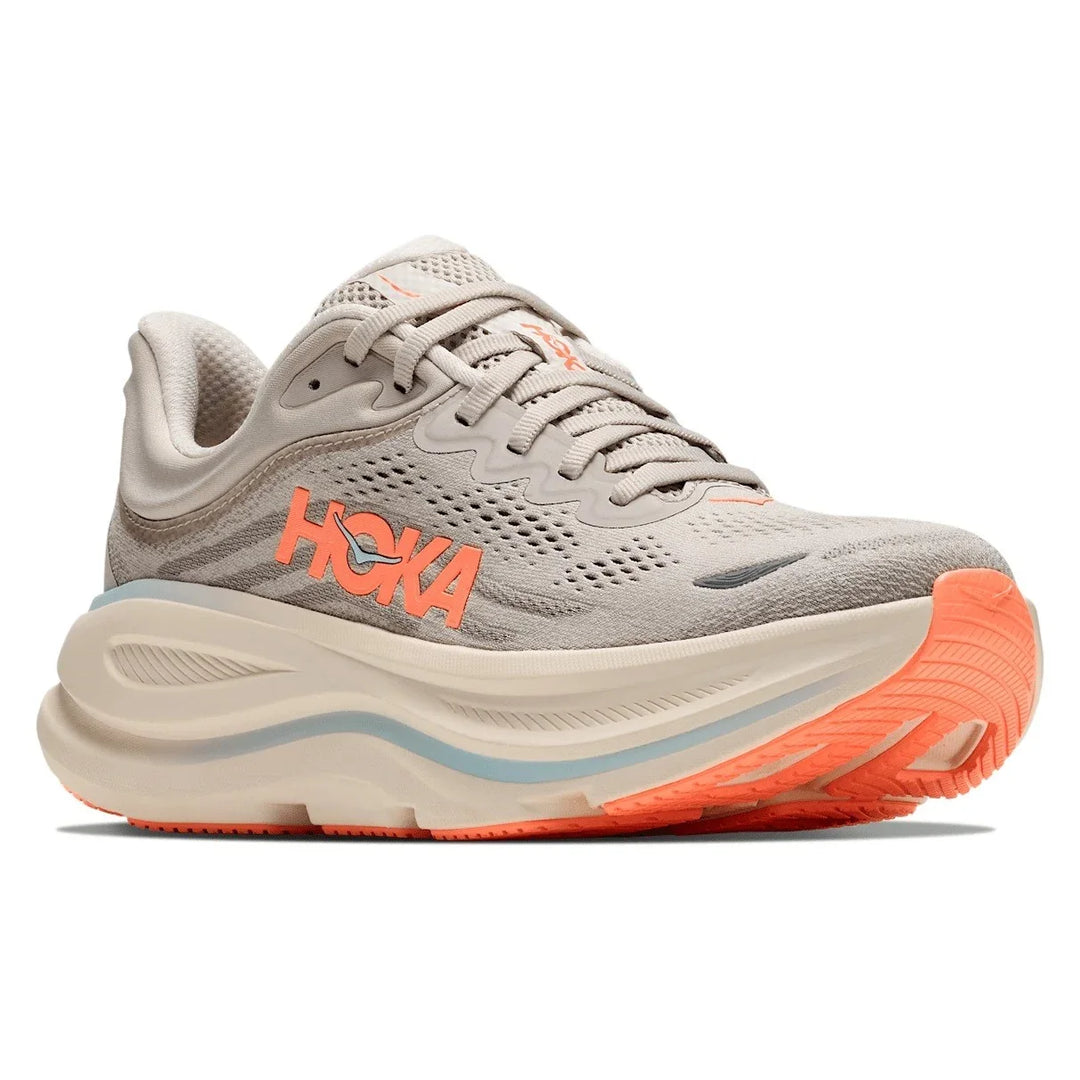 HOKA Bondi 9 River Rock Grey Mineral Ore Femme