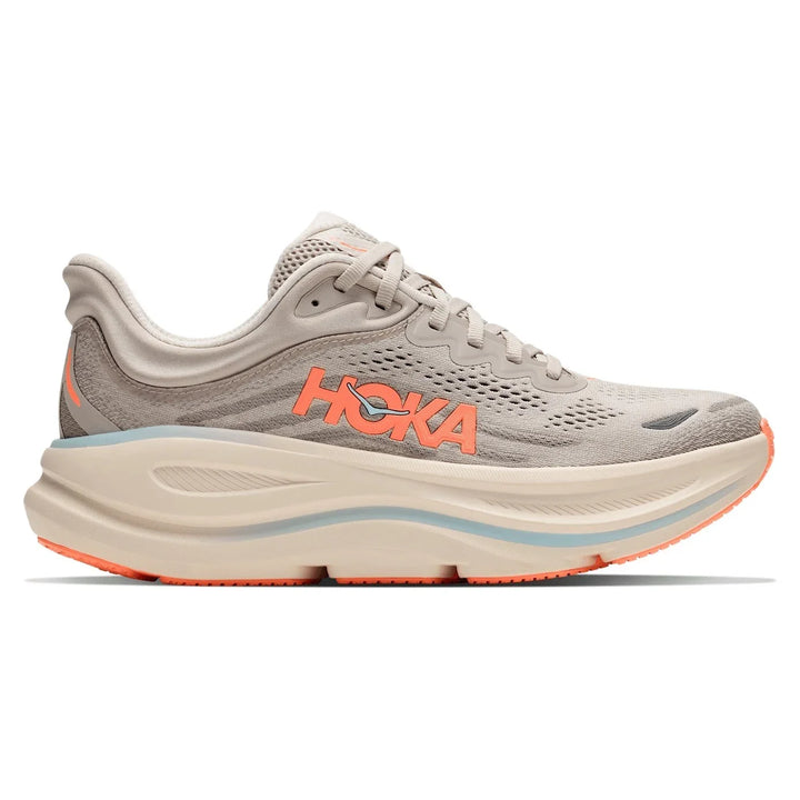 HOKA Bondi 9 River Rock Grey Mineral Ore Femme