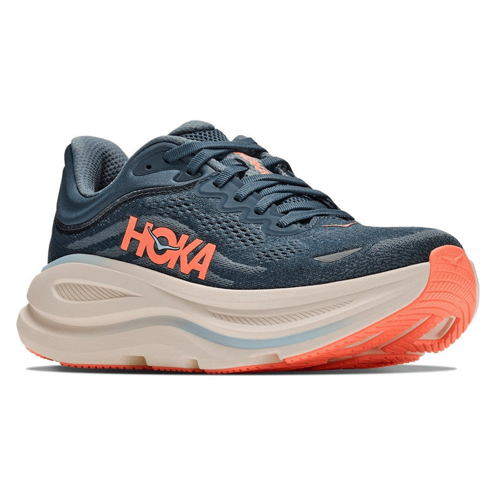 HOKA Bondi 9 Faded Navy Slate Blue Femme
