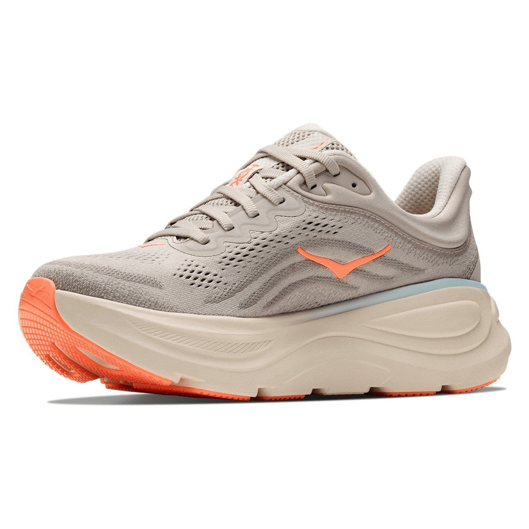 HOKA Bondi 9 River Rock Grey Mineral Ore Femme