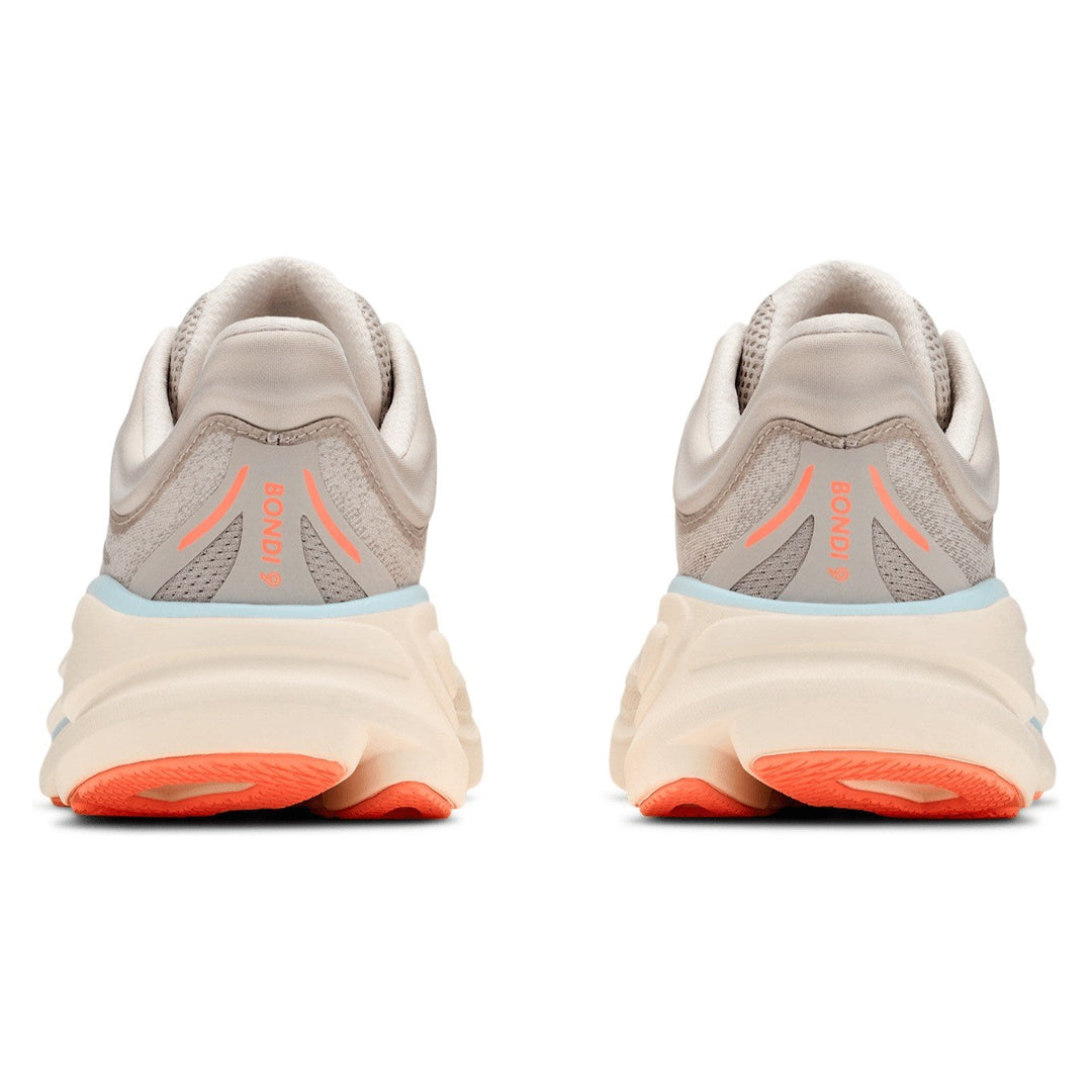 HOKA Bondi 9 River Rock Grey Mineral Ore Femme