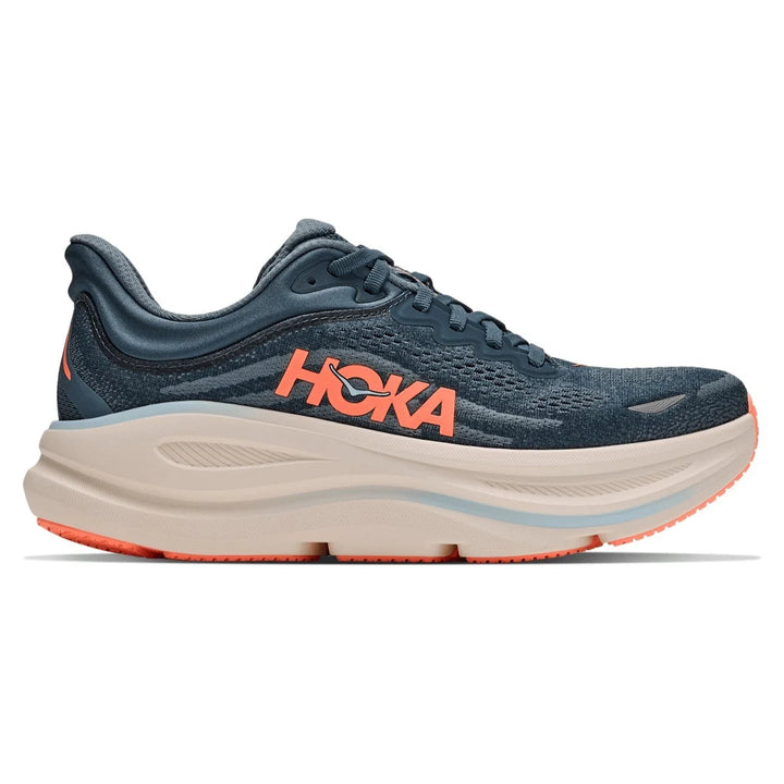 HOKA Bondi 9 Faded Navy Slate Blue Femme