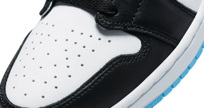 Nike Air Jordan 1 Low Black Dark Powder Blue Femme