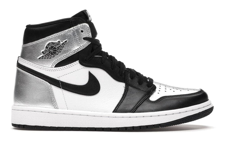Nike Jordan 1 Retro High Silver Toe Femme