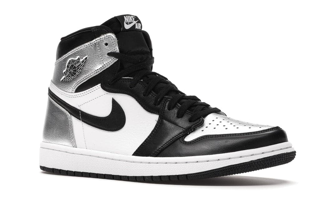 Nike Jordan 1 Retro High Silver Toe Femme
