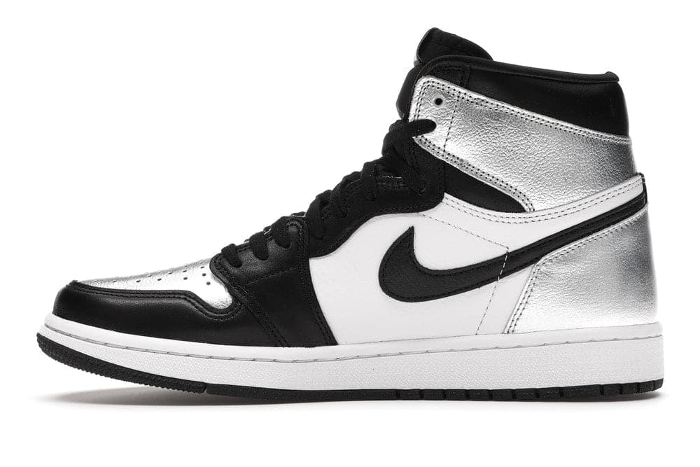 Nike Jordan 1 Retro High Silver Toe Femme