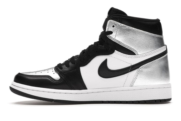 Nike Jordan 1 Retro High Silver Toe Femme