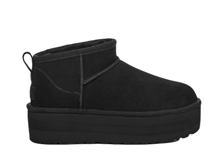 UGG Classic Ultra Mini Platform Boot Black Femme